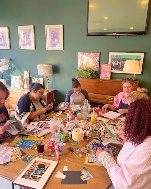 Collage Workshop at Bournemouth