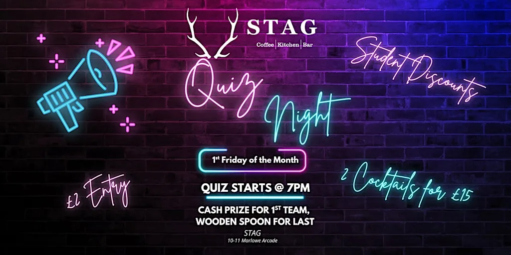 Stag's Big Quiz Series at Stag Coffee & Kitchen
