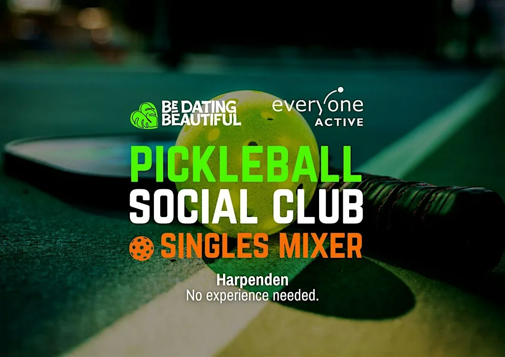 Harpenden Singles Pickleball Mixer (Over 40s) at Harpenden Leisure Centre
