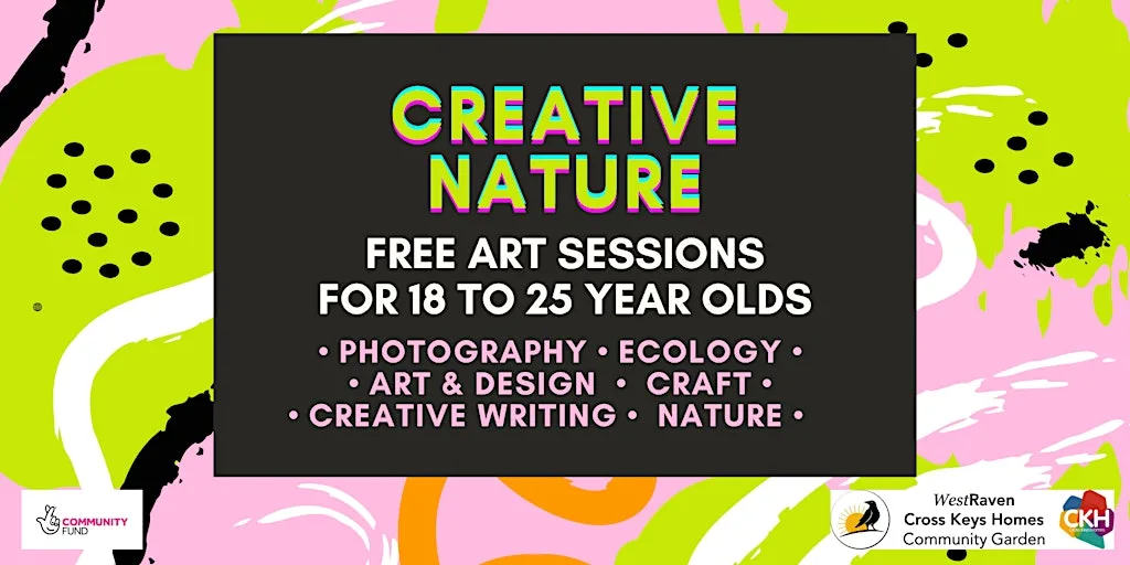 Creative Nature - FREE Creative Sessions (18–25yo) in a Community Garden