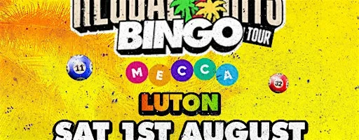 Reggae Hits Bingo Tour | Luton | 1st AUG at Mecca Bingo Luton