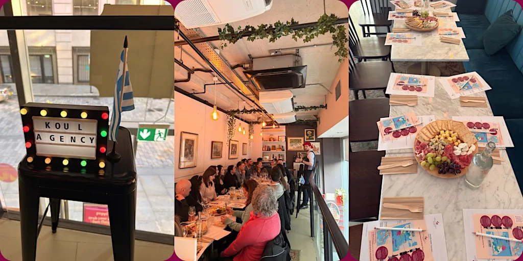 Discover Greece in a Glass | A Premium Wine Tasting in Canterbury at Bistro Vyshyvanka