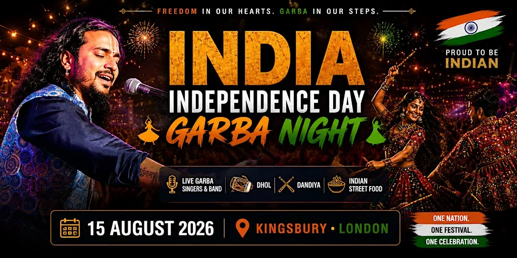 India Independence Garba Festival at Kingsbury