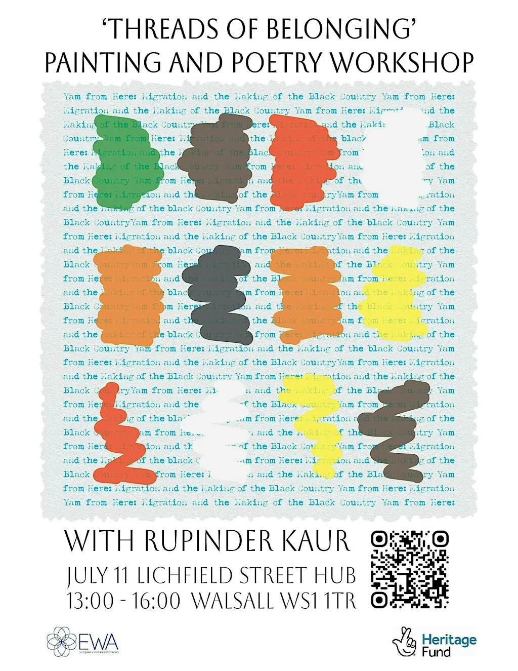 Threads of Belonging - Painting and Poetry Workshop with Rupinder Kaur