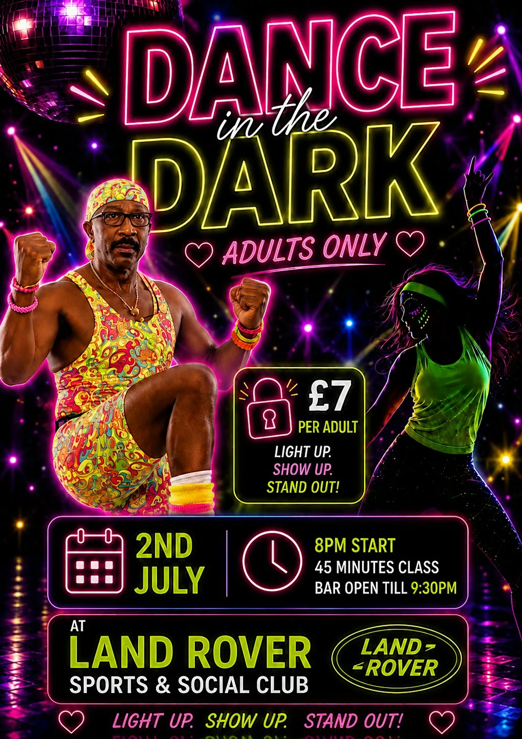 DANCE IN THE DARK WITH MR MOTIVATOR!