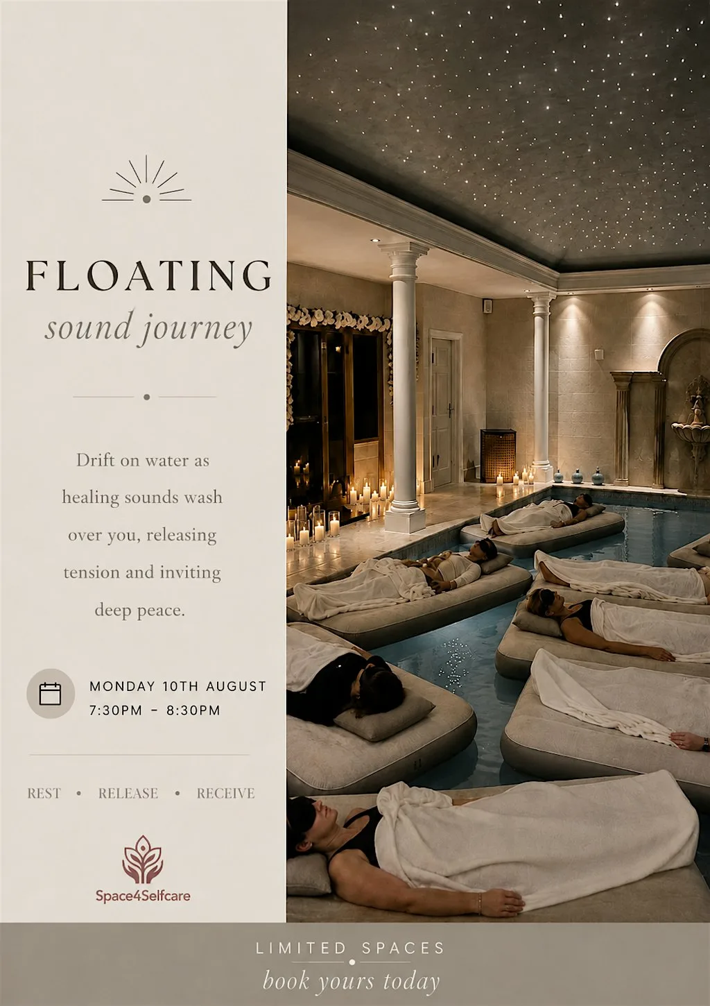 Floating Sound Journey at The Willows Spa