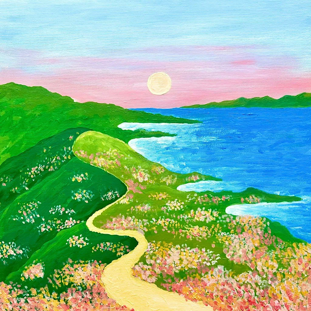 Sip & Paint at the The Lounge Bedminster, Bristol - "Rolling Hills" at Lounge