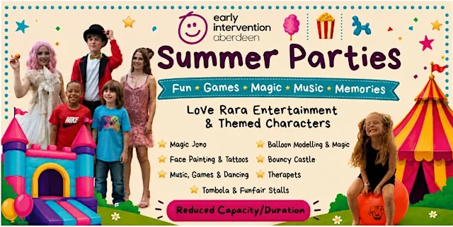 ASN End of Summer Party (Reduced capacity & duration) at Ferryhill Community Centre