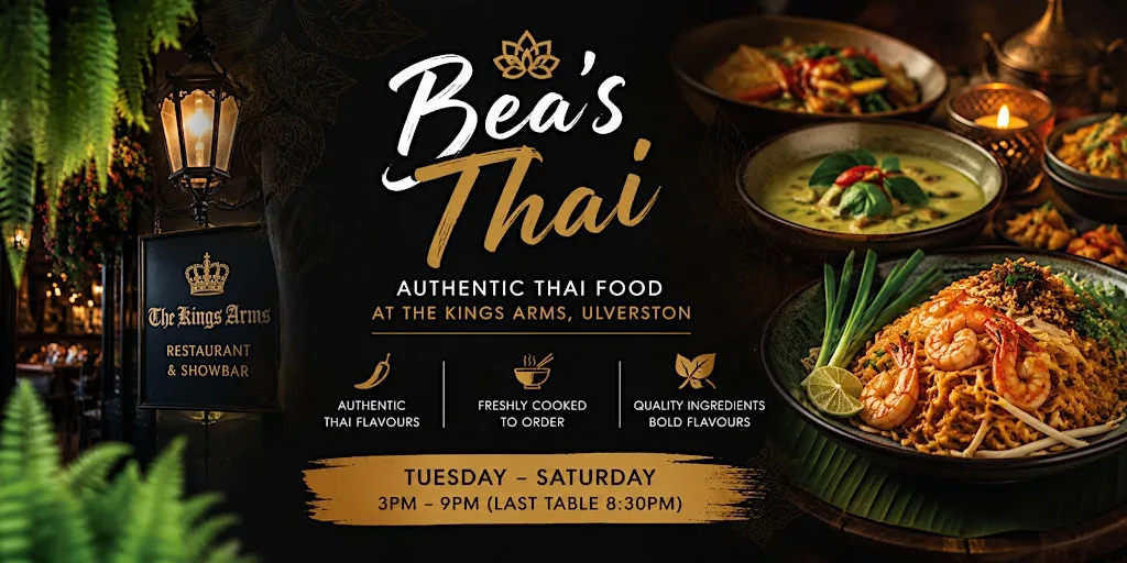 Bea's Thai - Authentic Thai Kitchen | Kings Arms Ulverston at The Kings Arms, Ulverston: Restaurant & Showbar