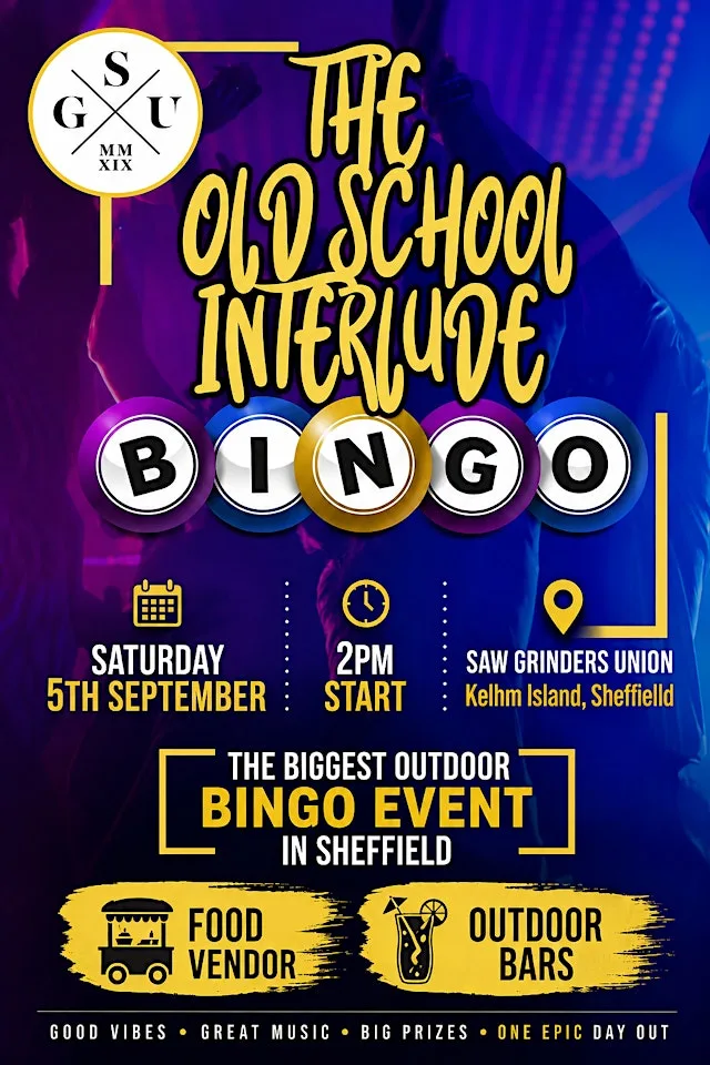The Old School Interlude BINGO at Saw Grinders Union