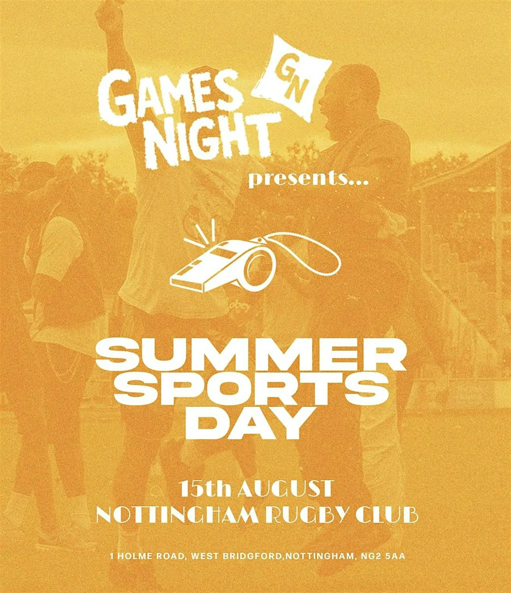 GamesNightUK - Nottingham's Biggest SportsDay (2026) at Nottingham Rugby Football Club