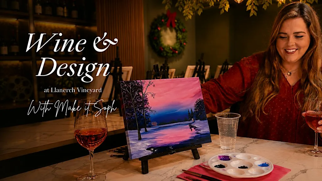 Wine & Design at Llanerch Vineyard at Llanerch Vineyard Hotel
