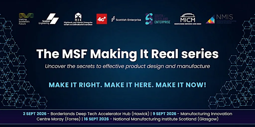 Design-led innovation in Scotland: Make it right, make it here, make it now at Borderlands Deep Tech Accelerator Hub