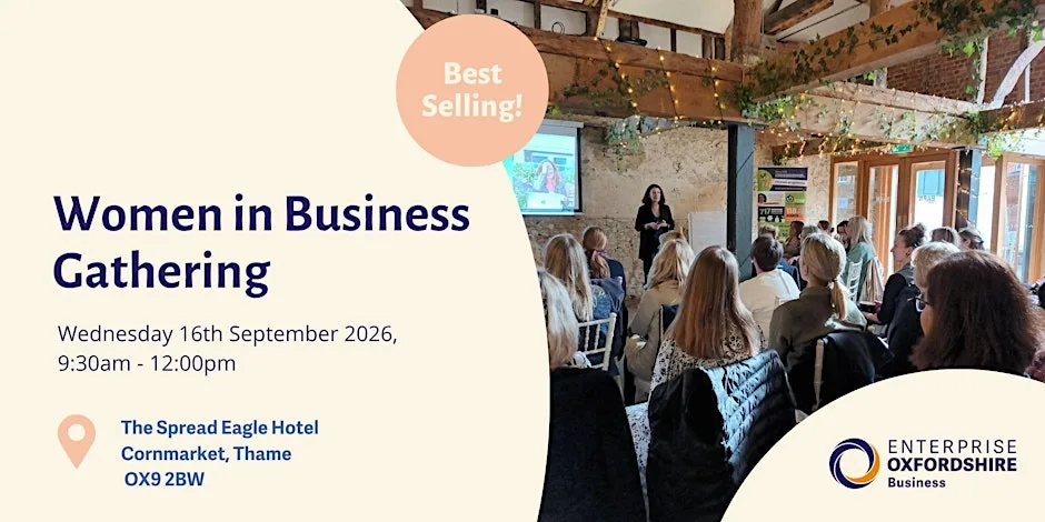 Enterprise Oxfordshire Women in Business Gathering at Spread Eagle Hotel