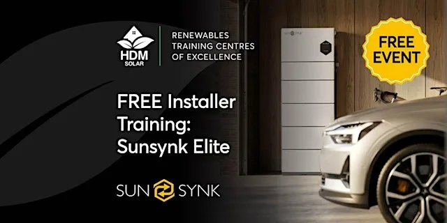 Sunsynk Product Training at HDM Solar Basildon at HDM Solar Basildon