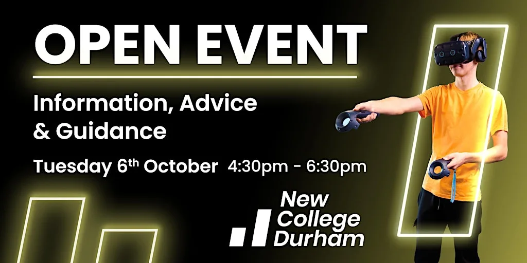 October Open Event: Information, Advice & Guidance at New College Durham