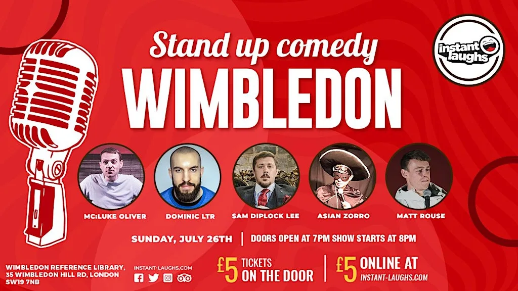 Stand up comedy in Wimbledon at Wimbledon Library