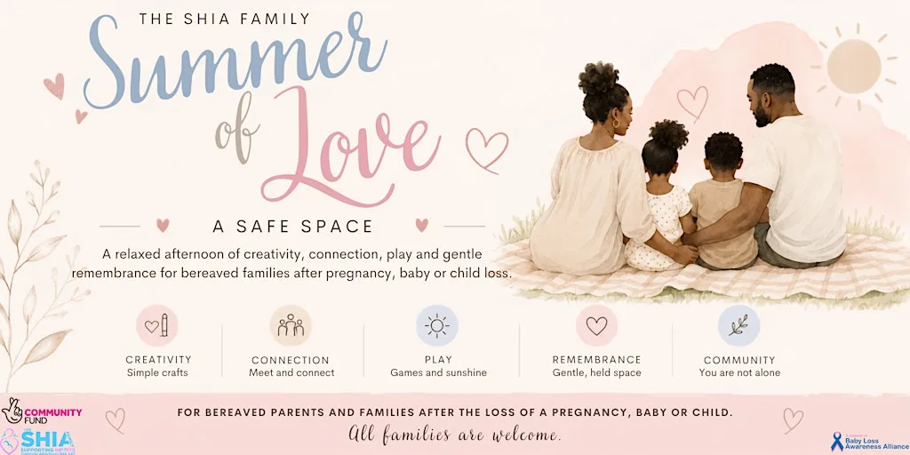 Summer of Love - A relaxed picnic style event for bereaved parents at Warley Woods