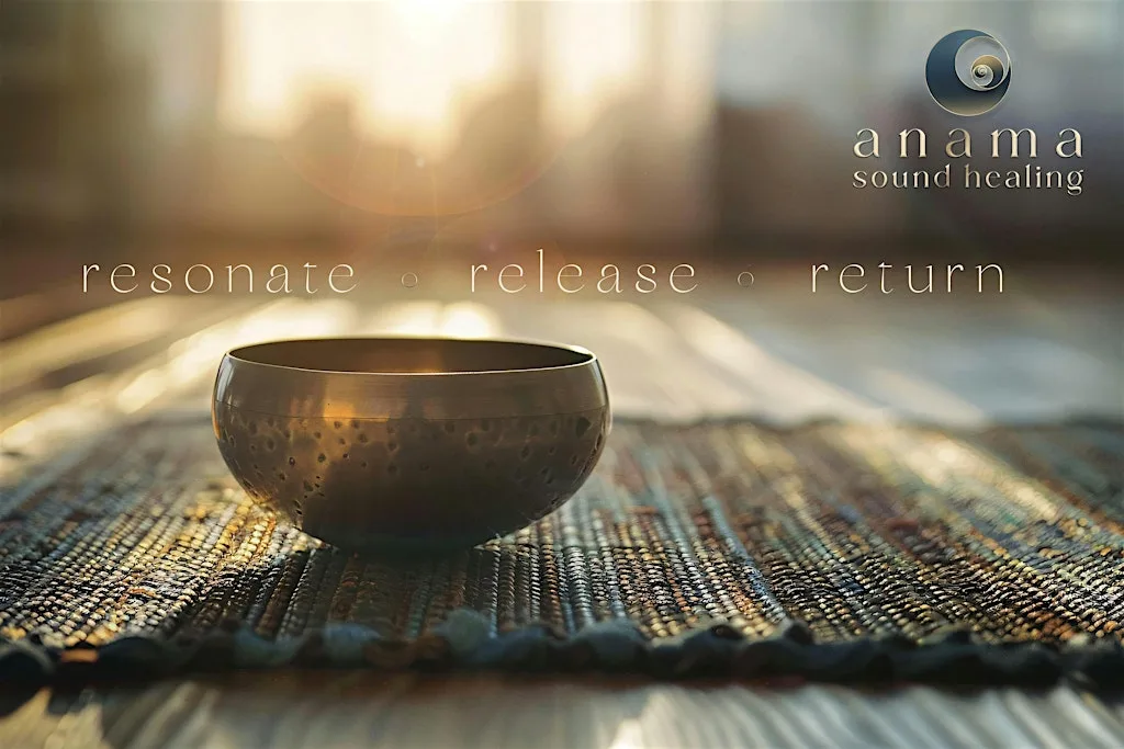 anama sound healing - sound bath experience at Mycenae House