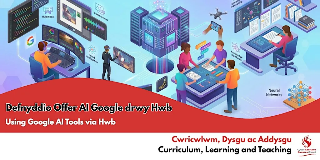 Using Google AI Tools via Hwb