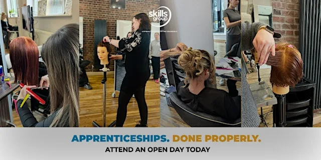 Hairdressing Apprenticeship Open Day at Skills Group Training Academy