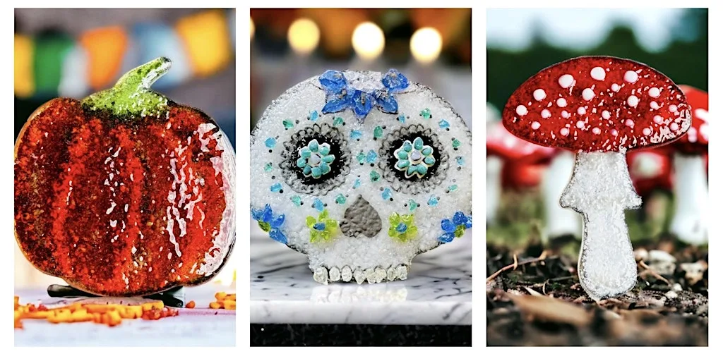 Halloween Fused glass workshop at Twice Fired