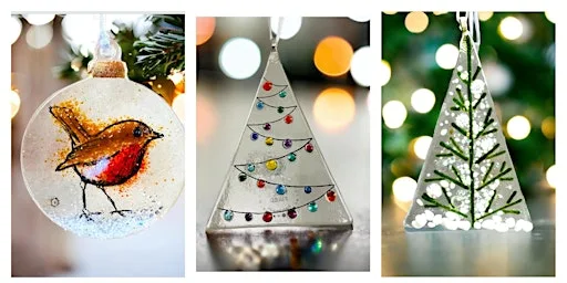 Christmas decoration workshop Thursday 5th Nov 11-1pm at Twice Fired