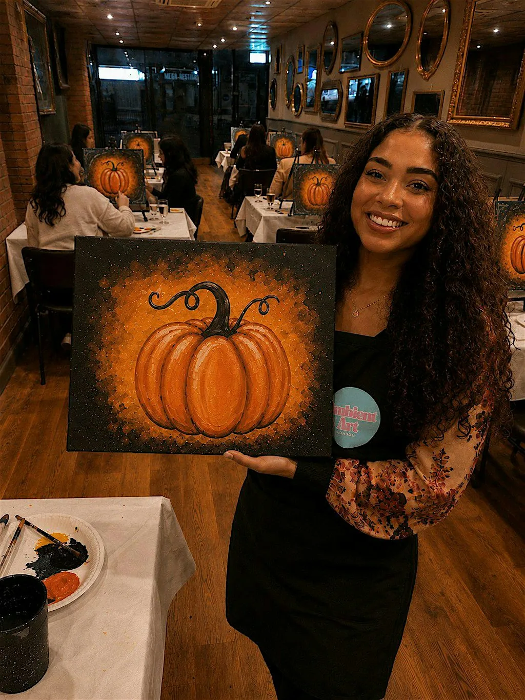 Autumn Pumpkin Sip and Paint Experience - Nottingham at Copper Cogs