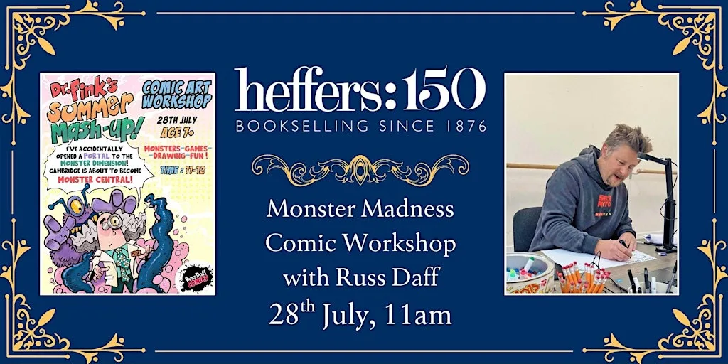 Comic Workshop with Russ Daff, at Heffers Bookshop