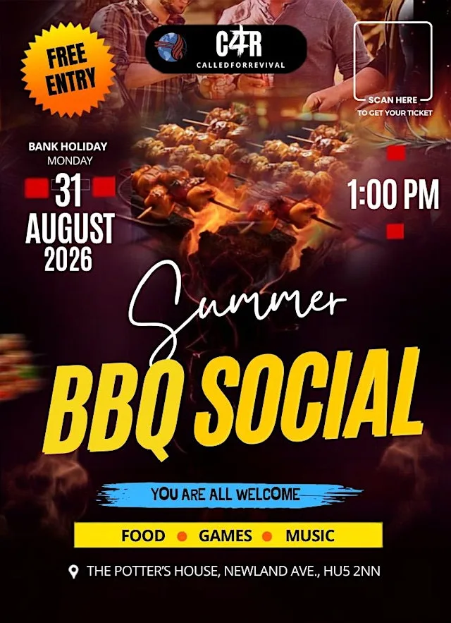 SUMMER BBQ SOCIAL at The Potter's House Church Hull