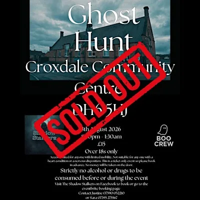 Croxdale Old School Ghost Hunt with the Shadow Stalkers at Croxdale Community Centre