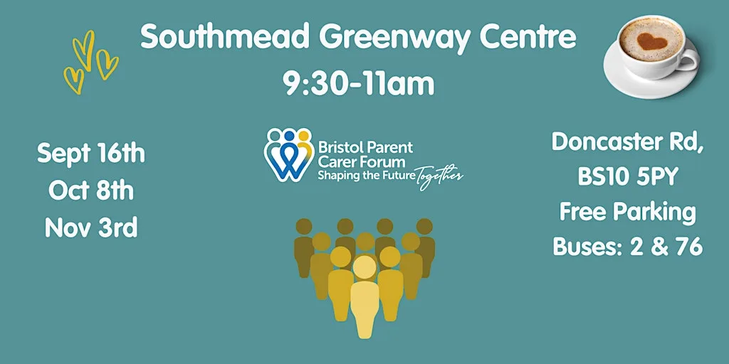 Coffee Morning with Bristol Parent Carers | North Bristol at Greenway Centre, Cafe & Gym