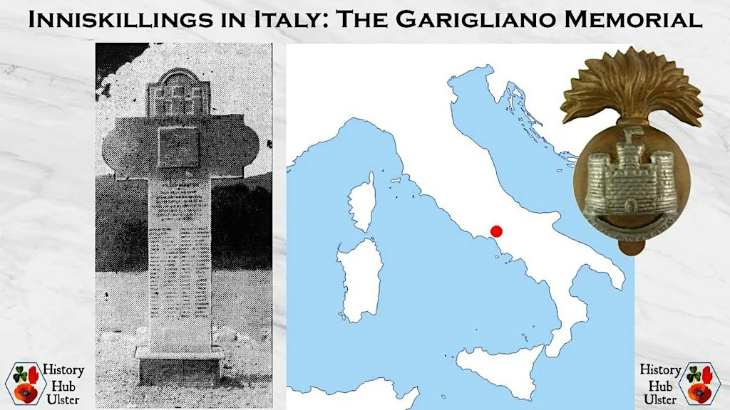 The Inniskillings in Italy: The Garigliano River Memorial at Public Record Office of Northern Ireland