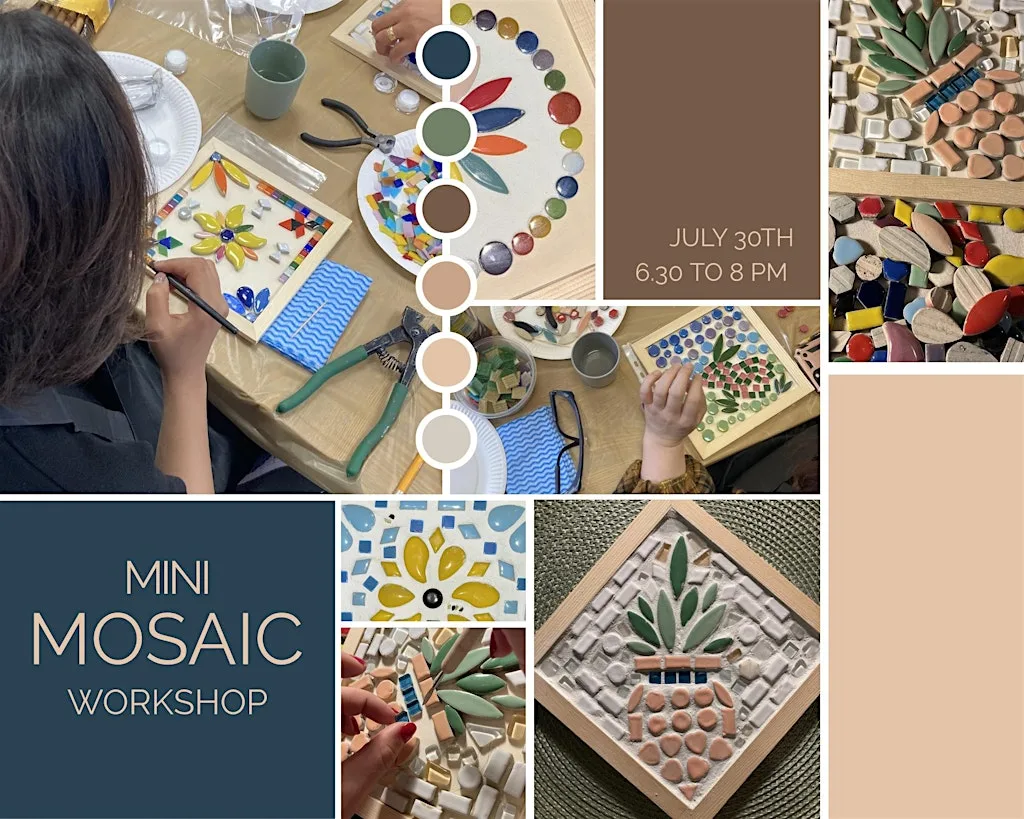 MINI MOSAIC WORKSHOP at Civic Trust House