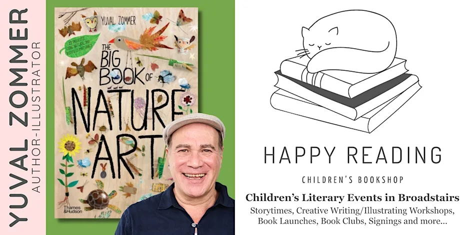 Kids Author-Illustrator Event: Yuval Zommer 'The Big Book of Nature Art' 3+ at Happy Reading Children's Bookshop