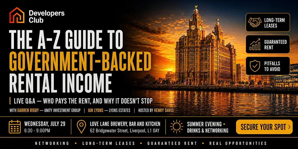 Developers Club | Property Networking | Liverpool at Love Lane Brewery, Bar and Kitchen