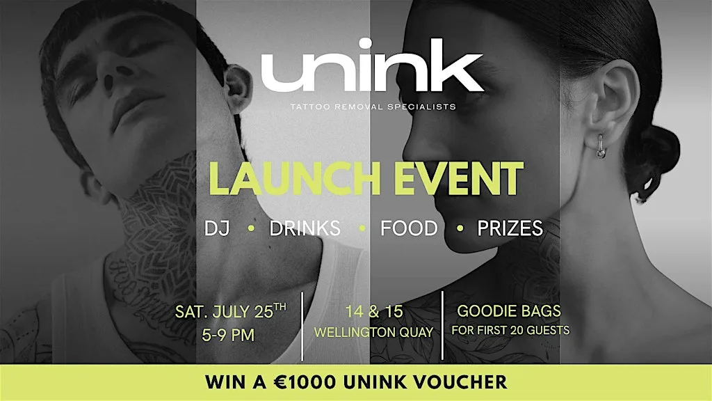 UNINK Launch Party | Free Drinks, DJ, Prizes & Tattoo Makeovers at The Ink Factory Tattoo & Piercing
