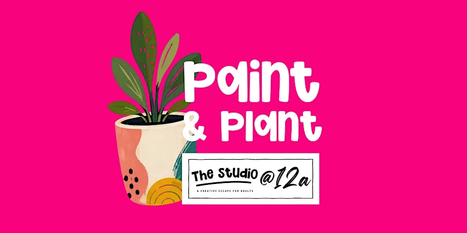 Paint, Sip and Plant - Funky Faces at The Studio @ 12a