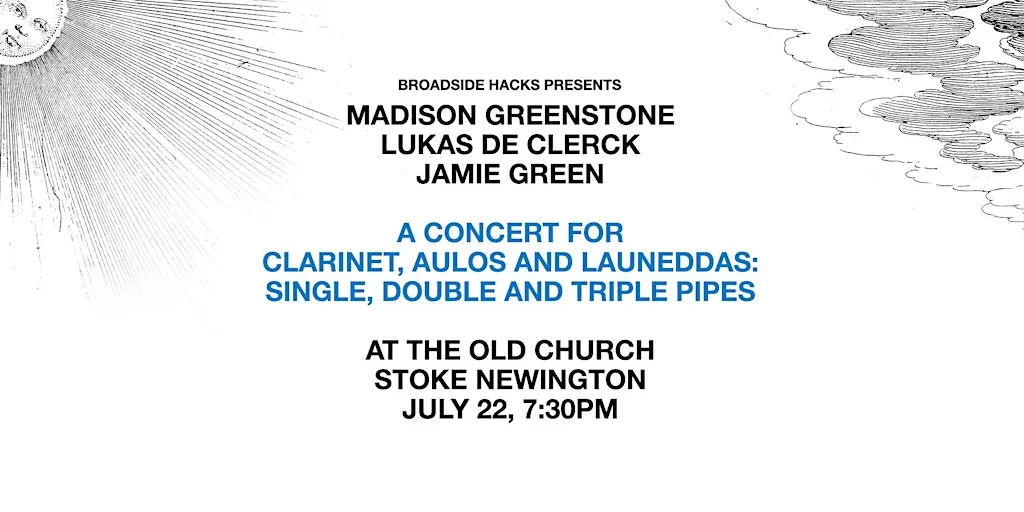 Broadside Hacks Presents: Greenstone, De Clerck, Green at The Old Church