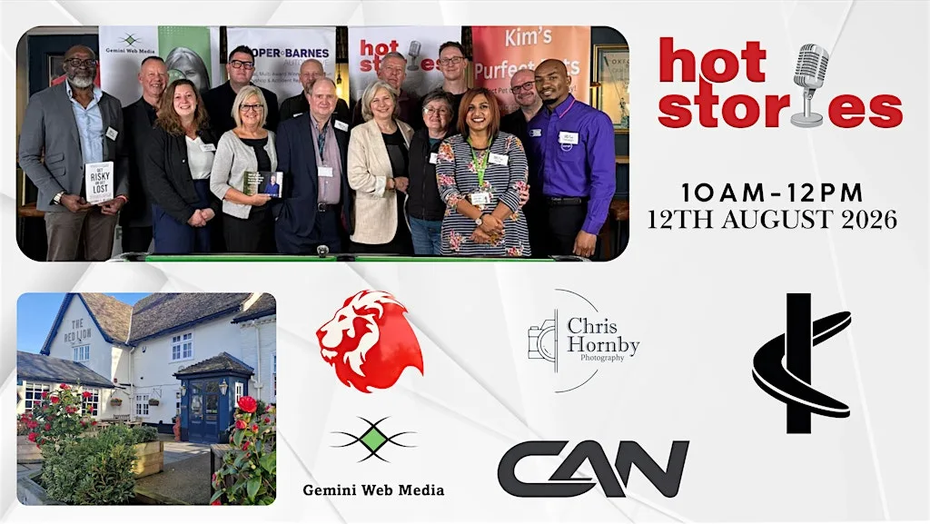 Business Networking Events "Hot Stories" at The Red Lion, Cambridge