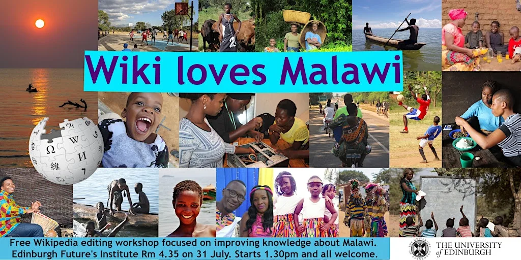 Wiki Loves Malawi- Wikipedia Workshop at the University of Edinburgh at Edinburgh Futures Institute, The University of Edinburgh