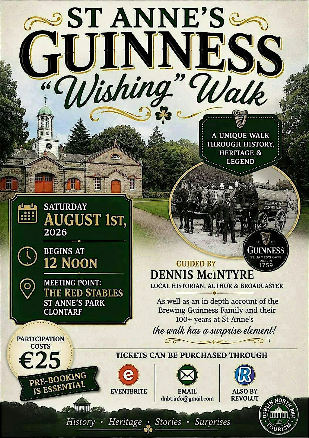 St. Anne's Guinness "Wishing Walk" at The Red Stables