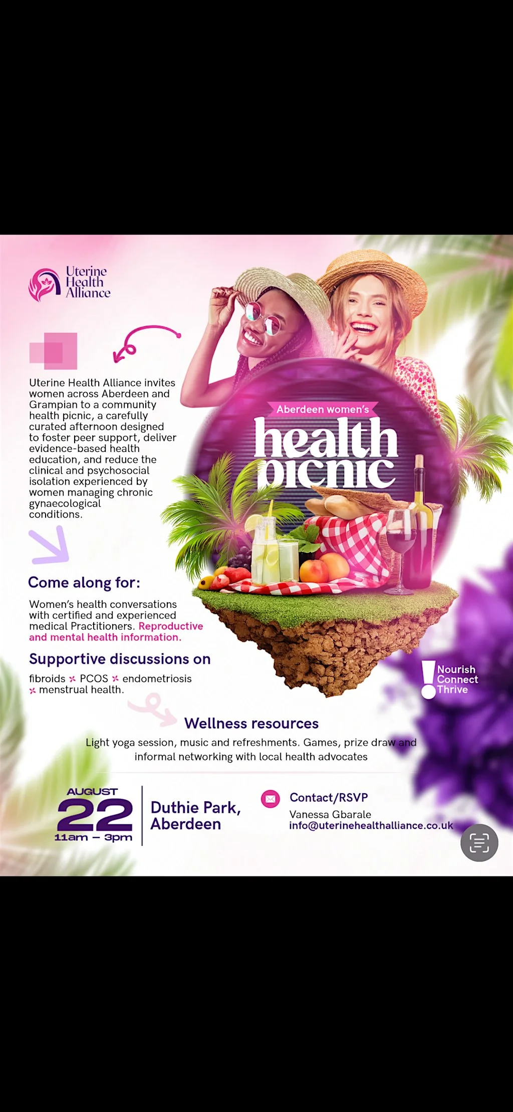 Aberdeen Women’s Health Picnic at Duthie Park