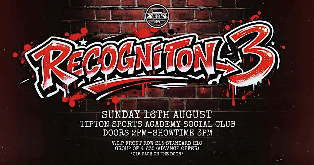 Live Wrestling In Tipton NBW: Recognition 3 at Tipton Sports Academy