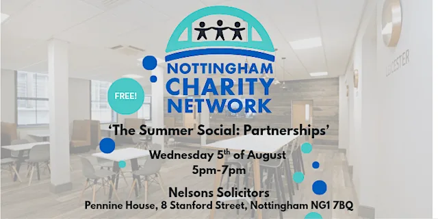 Nottingham Charity Network - Summer Social: Partnerships at Nelsons Solicitors