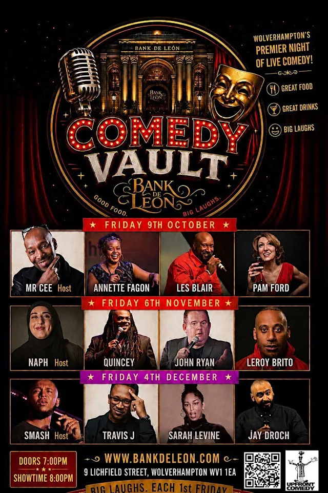Comedy Heist - Wolverhampton's Premiere Live Comedy Night