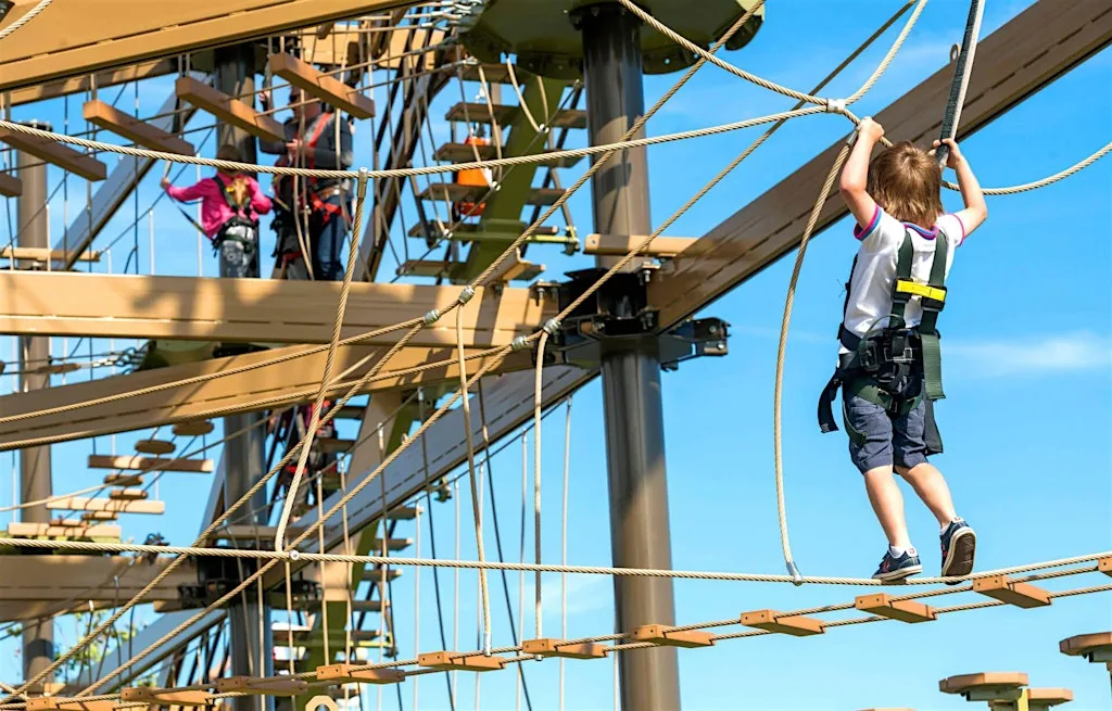 Move More Holiday Programme. Air Trail at Tees-Barrage Tuesday 11th August at eastbourne sports complex