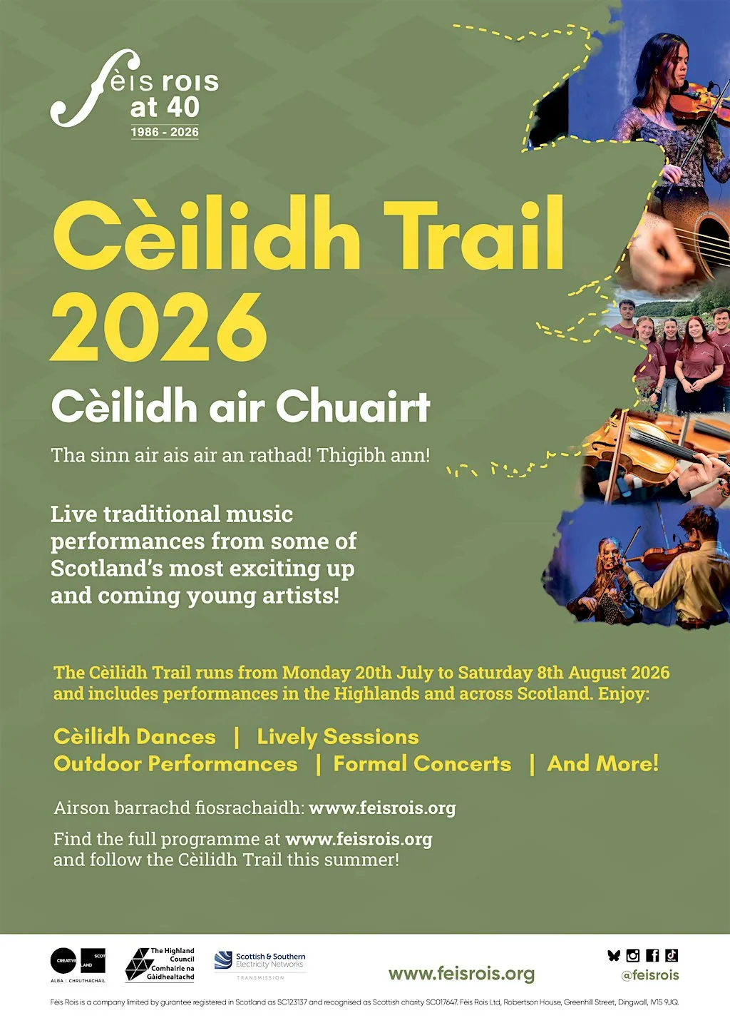 Ceilidh Trail at The Glad Cafe: Fèis Phàislig and Fèis Rois at The Glad Cafe CIC