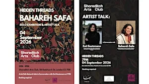 Solo Exhibition & Artist Talk