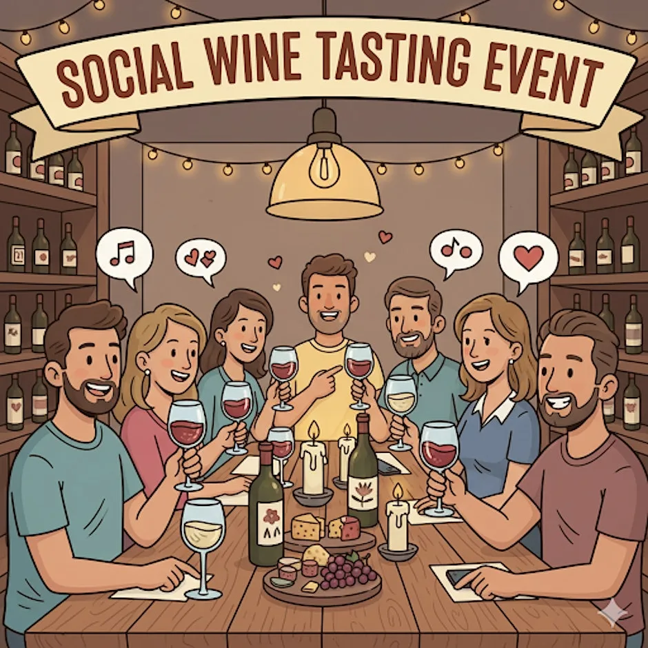 Social Blind Wine Tasting - All about English at Paisá